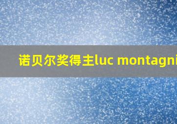 诺贝尔奖得主luc montagnier